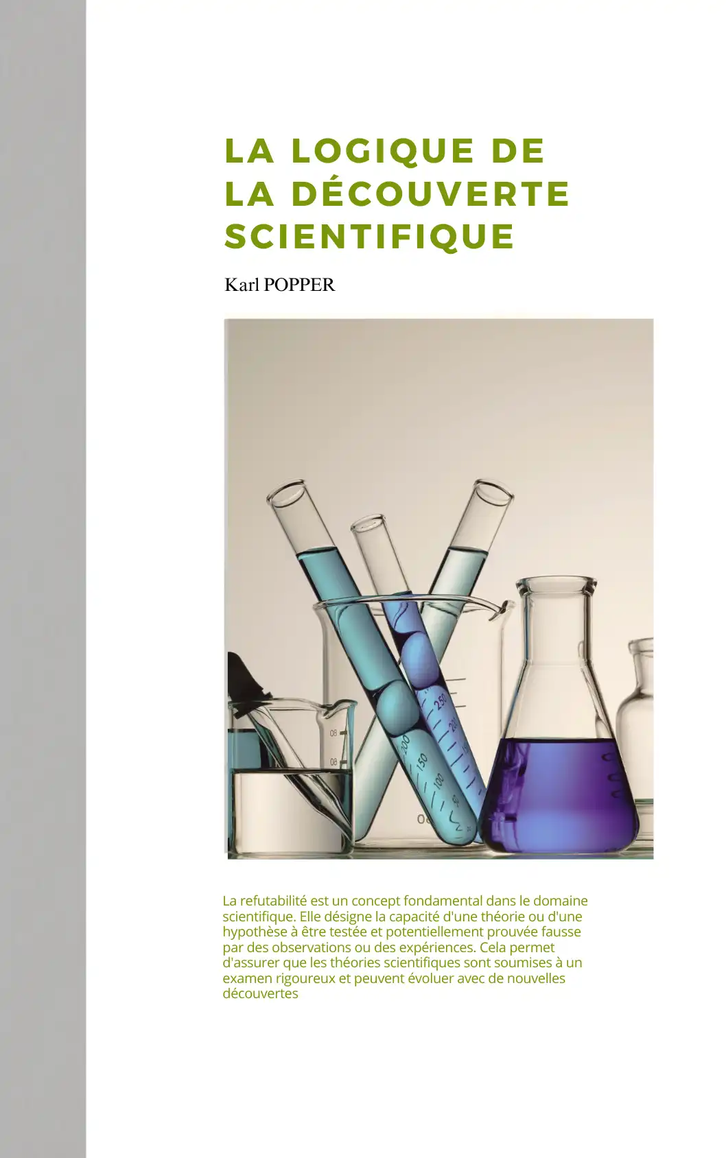 La Logique de la découverte scientifique